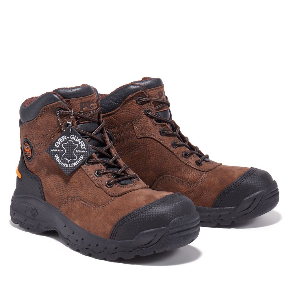 Botas de Trabajo Masculino - Timberland Pro® Endurance 6\" Titan® Xl Safety Toe - JOLXP4072 - Marrom/